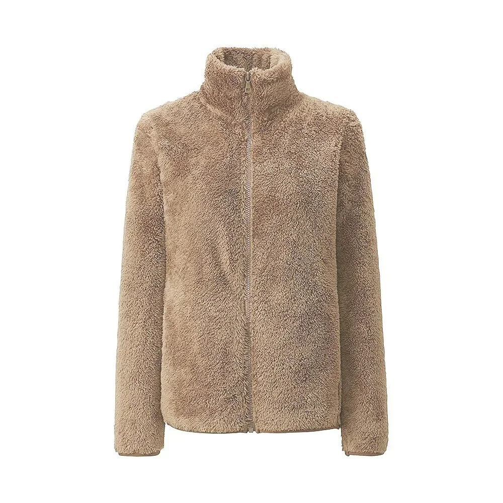 Bertel | Kvinders Vinter Cozy Sherpa Fleece Zip Jakke