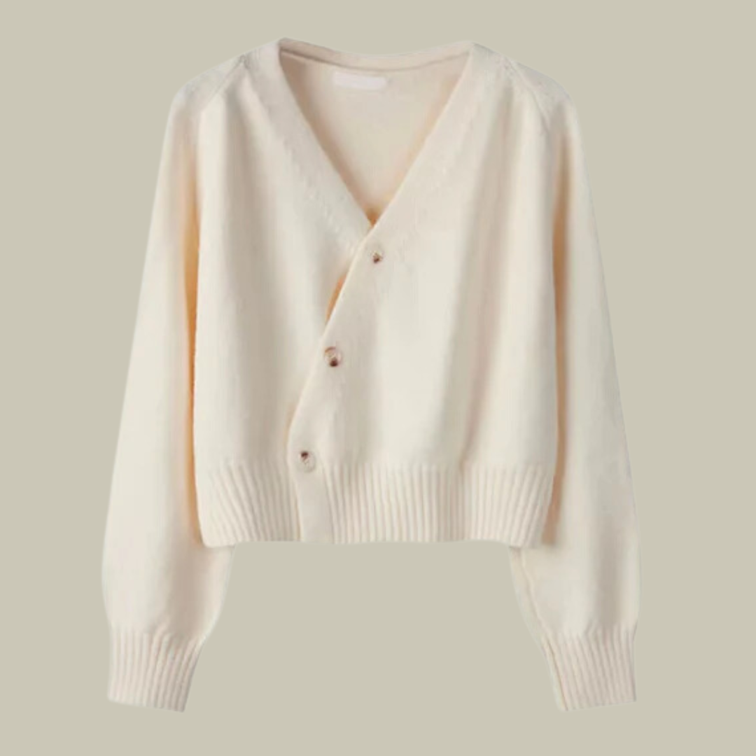 Silla | Kvinders Stilfuld Kryds-Knappet Cardigan