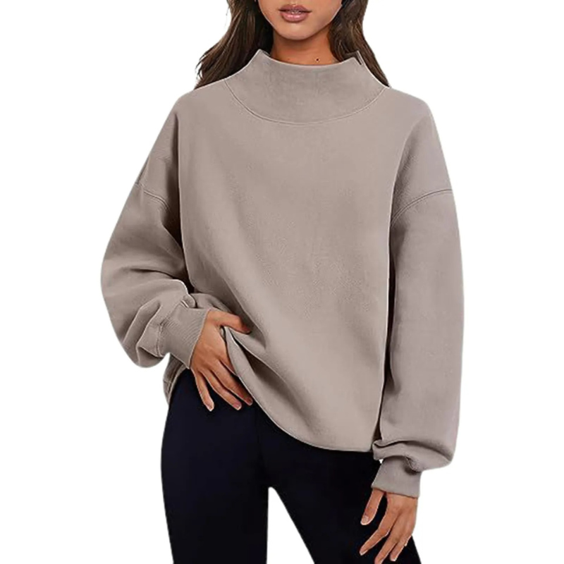 Isabella | Kvinders Vinter Oversized Turtleneck Striktrøje