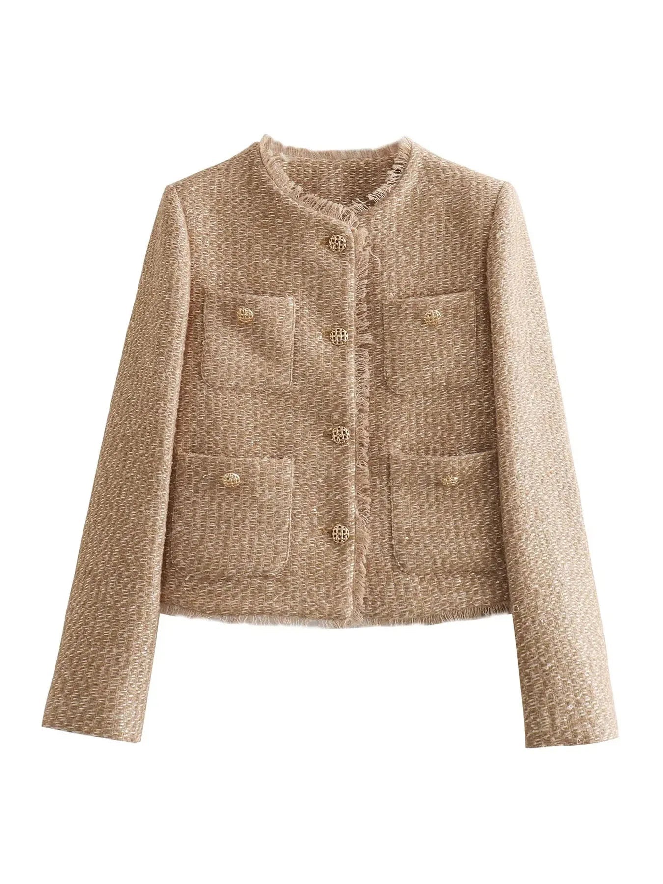 Claudine | Dame Elegant Vinter Tweed Jakke