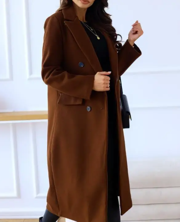 Thora | Dame Lang Vinter Trenchcoat