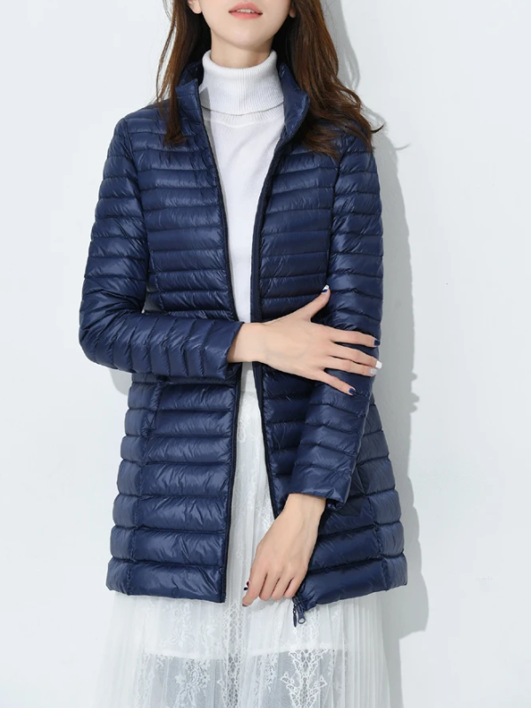 Shirin | Vinter Kvinders Dynejakke med Høj Krave