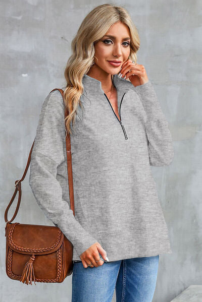 Anette | Dame vinter zip-up sweater