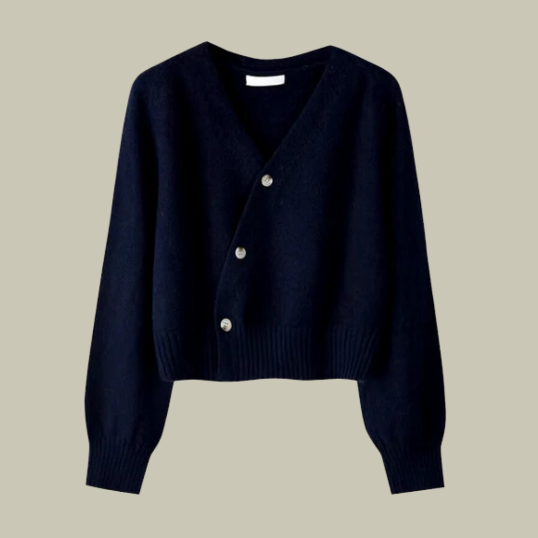 Silla | Kvinders Stilfuld Kryds-Knappet Cardigan