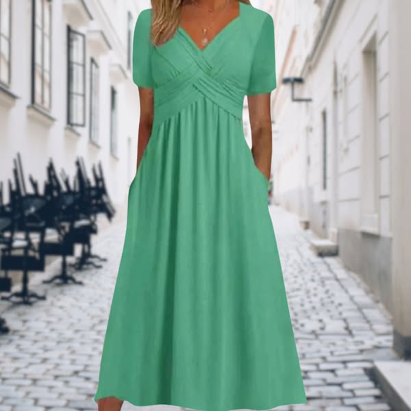 ALVA – ELEGANT OG BEHAGELIG MIDIKJOLE