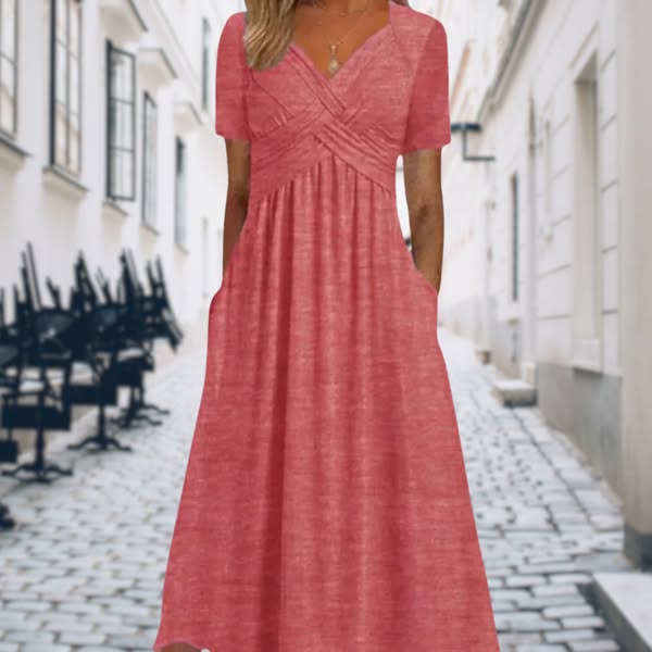 ALVA – ELEGANT OG BEHAGELIG MIDIKJOLE