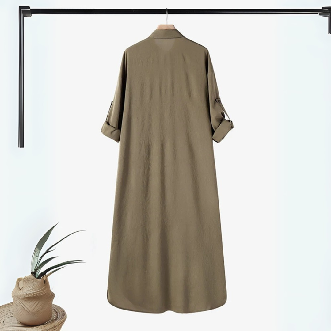 Nova Skjortekjolen – Tidløs Elegance til Enhver Anledning