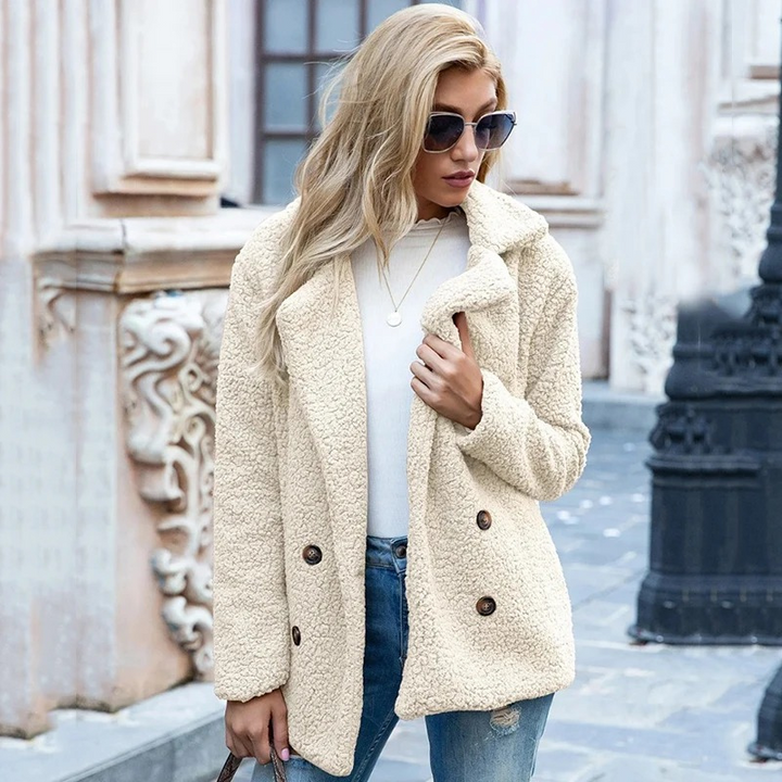 Edel | Dame Blød Knaplukket Hyggelig Jakke