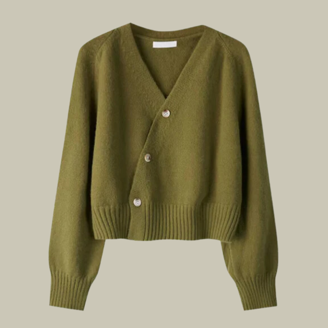Silla | Kvinders Stilfuld Kryds-Knappet Cardigan