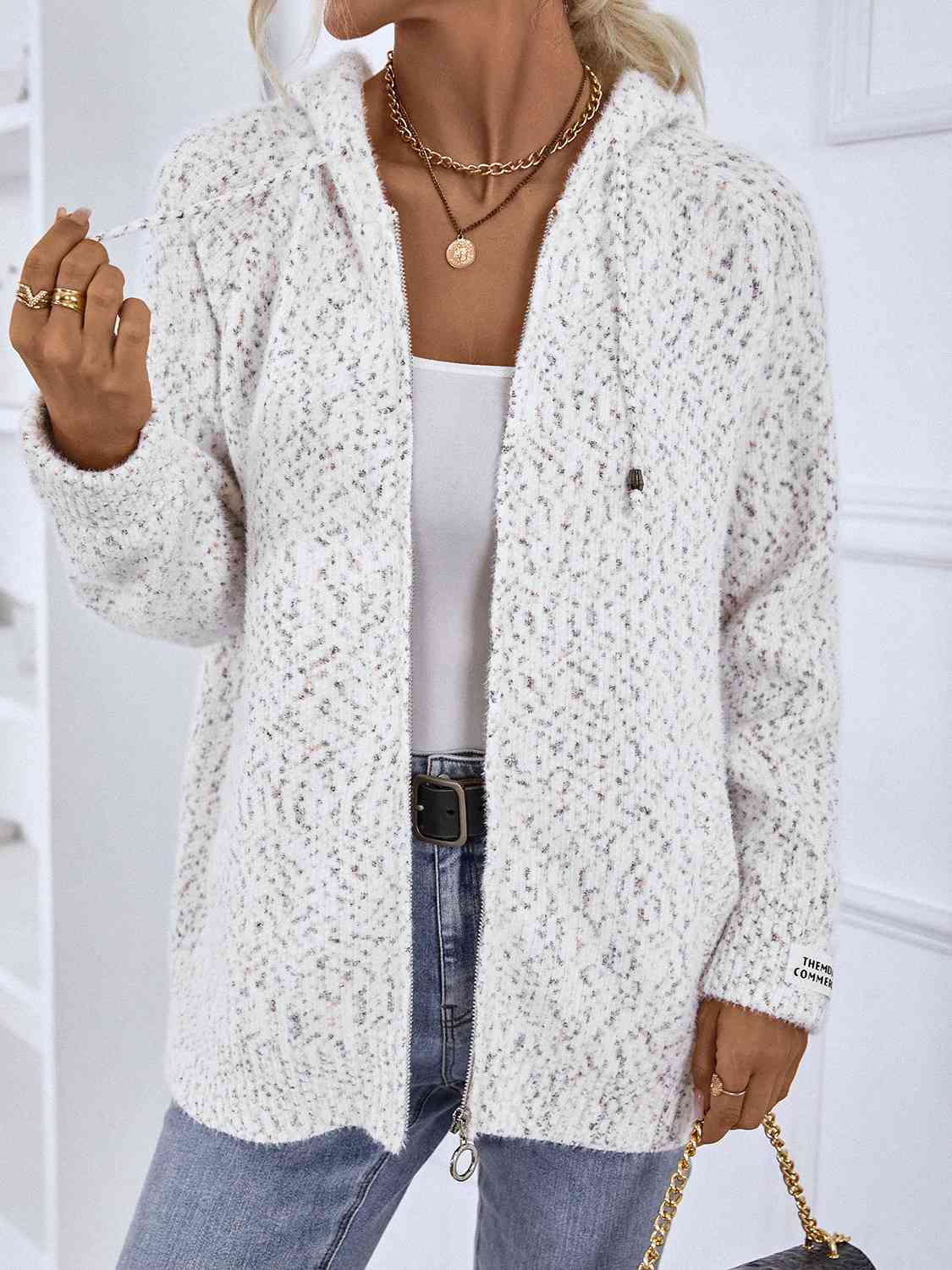 Annika | Damens Vinter Zip-Up Hættetrøje Pullover