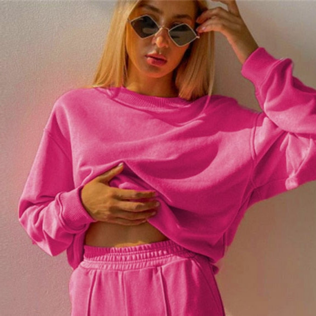 Klothilde | Elegant Todelt Lounge- og Buksesæt Dame