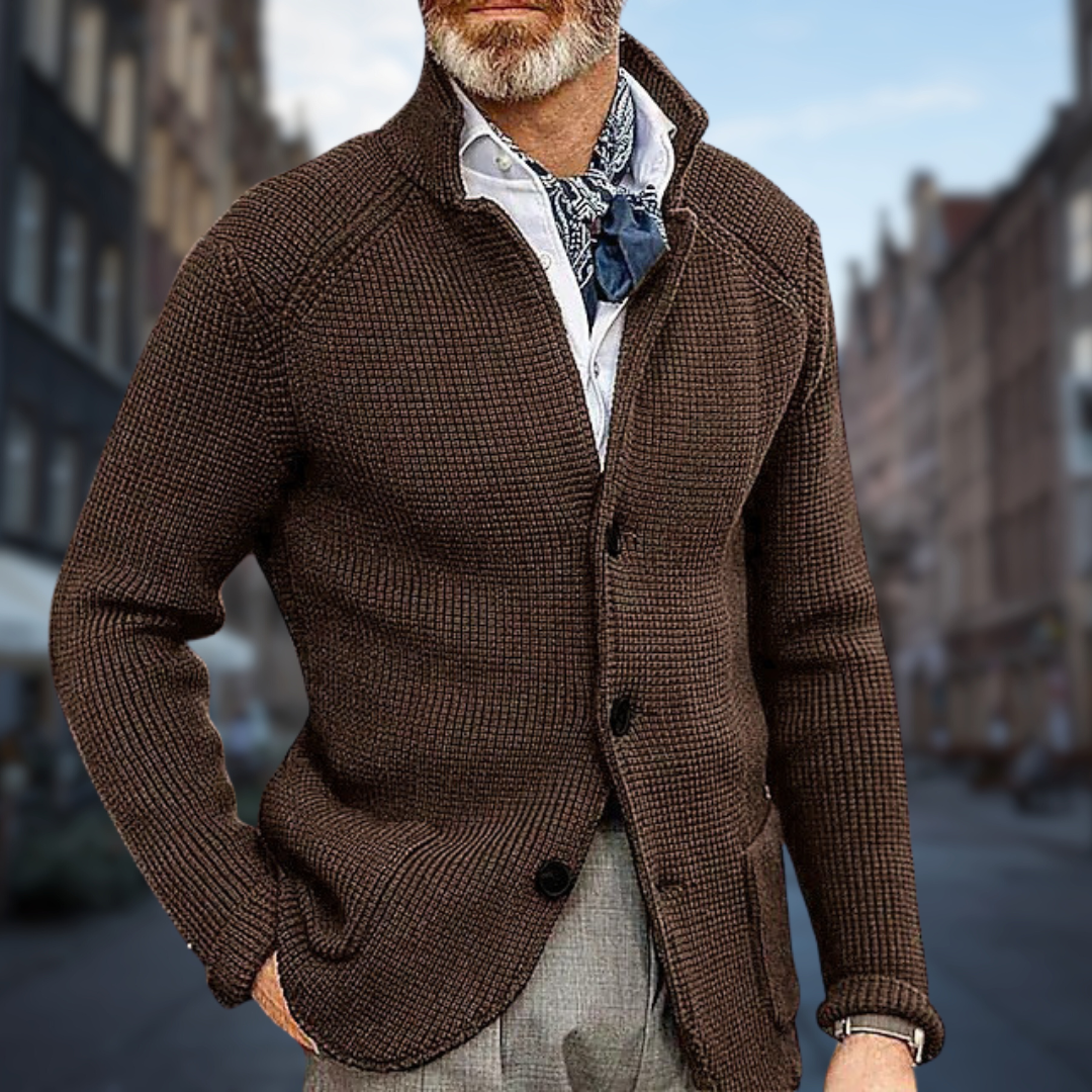 Nicolas - Blød og elegant herre cardigan