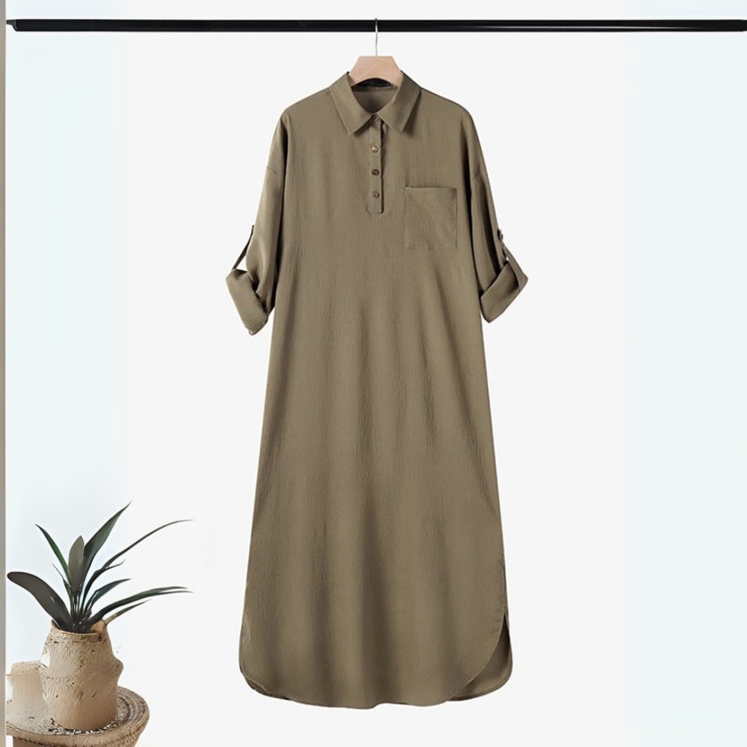 Nova Skjortekjolen – Tidløs Elegance til Enhver Anledning