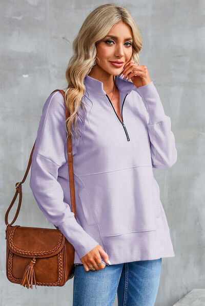 Anette | Dame vinter zip-up sweater