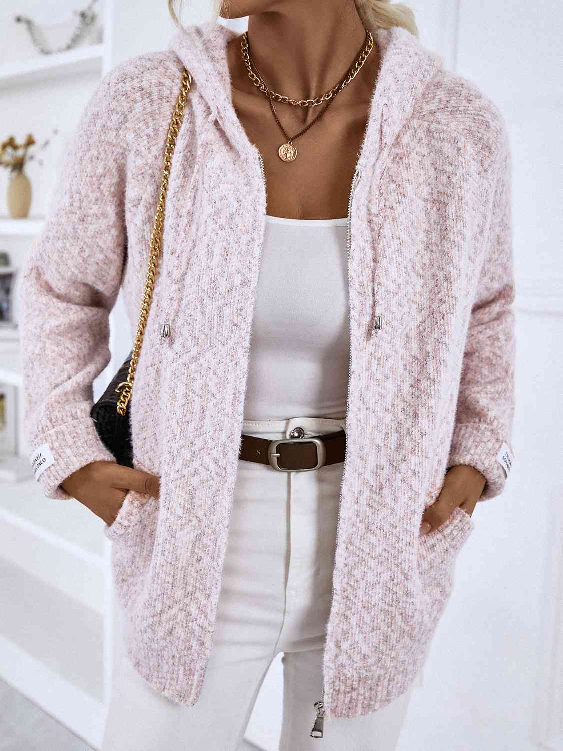 Annika | Damens Vinter Zip-Up Hættetrøje Pullover