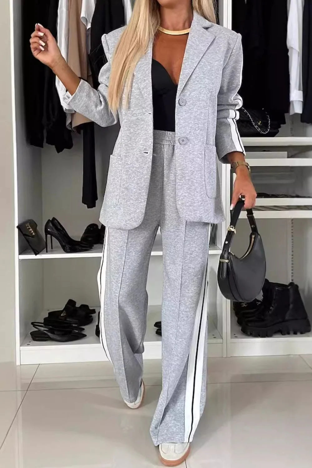 Bertel | Damens Vinter Sporty Blazer Bukse Sæt