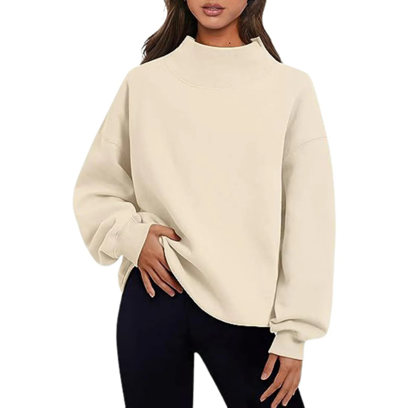 Isabella | Kvinders Vinter Oversized Turtleneck Striktrøje
