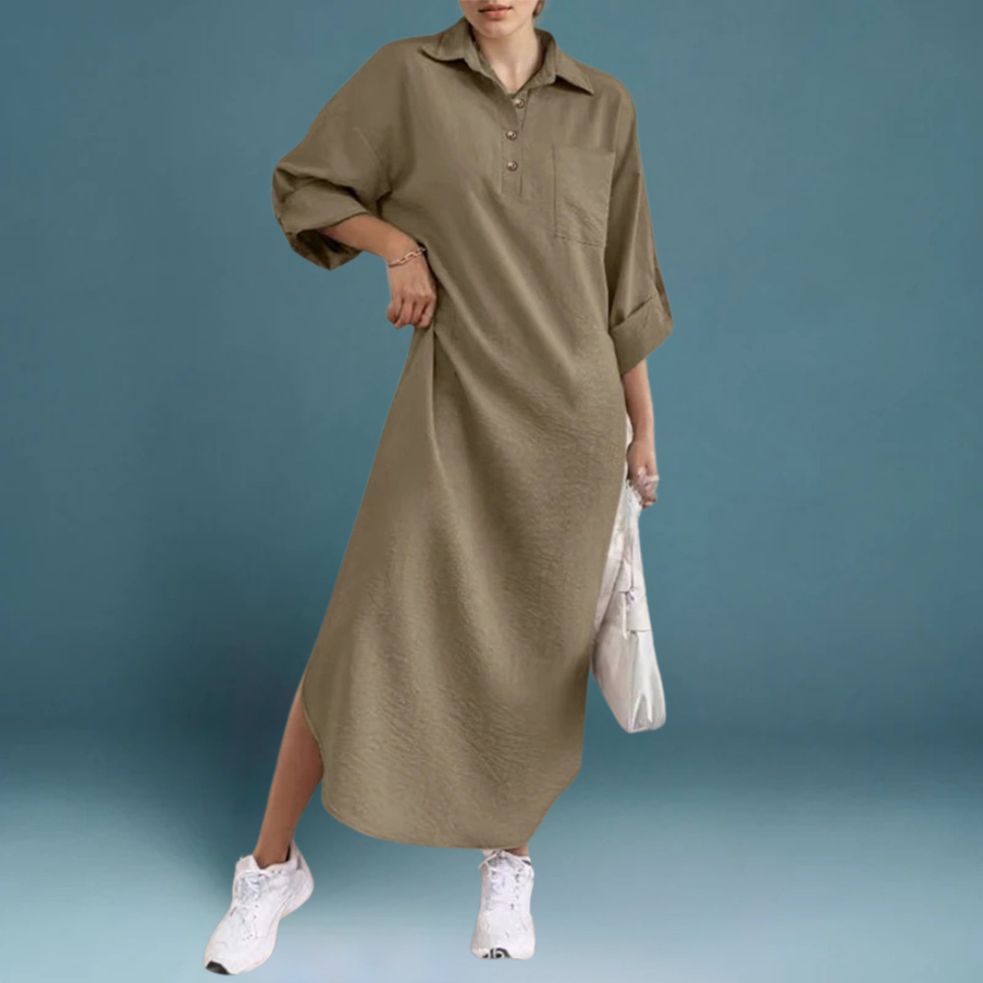 Nova Skjortekjolen – Tidløs Elegance til Enhver Anledning