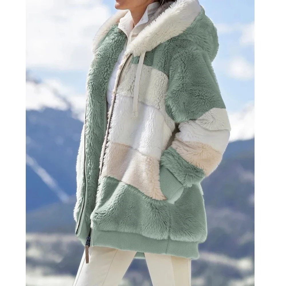 Margot | Kvinders Vinter Hoodie med Pels Jakke