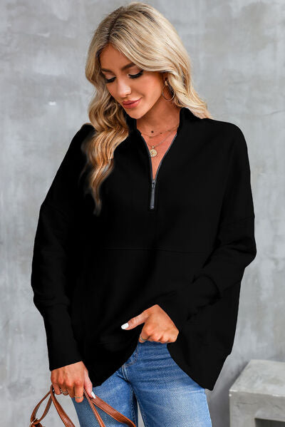 Anette | Dame vinter zip-up sweater