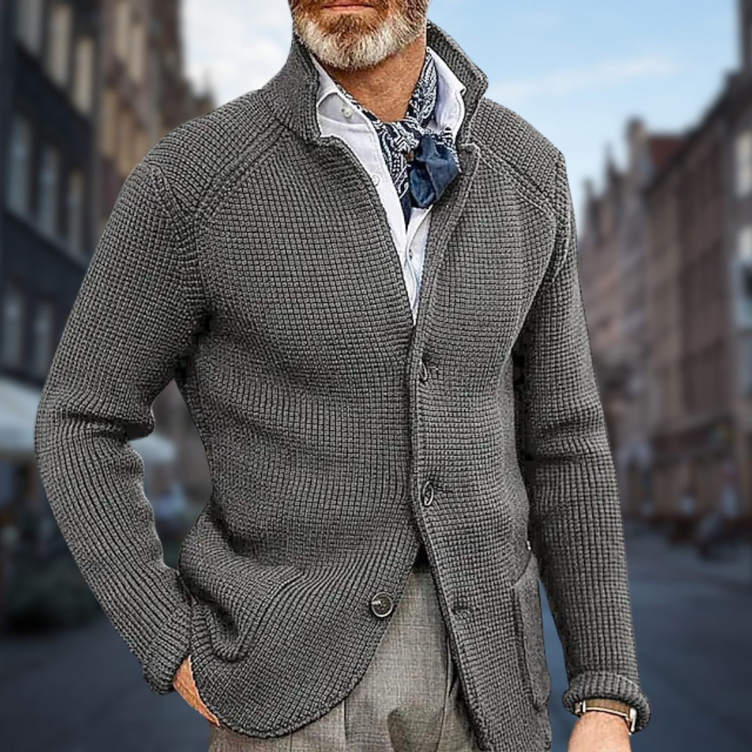 Nicolas - Blød og elegant herre cardigan