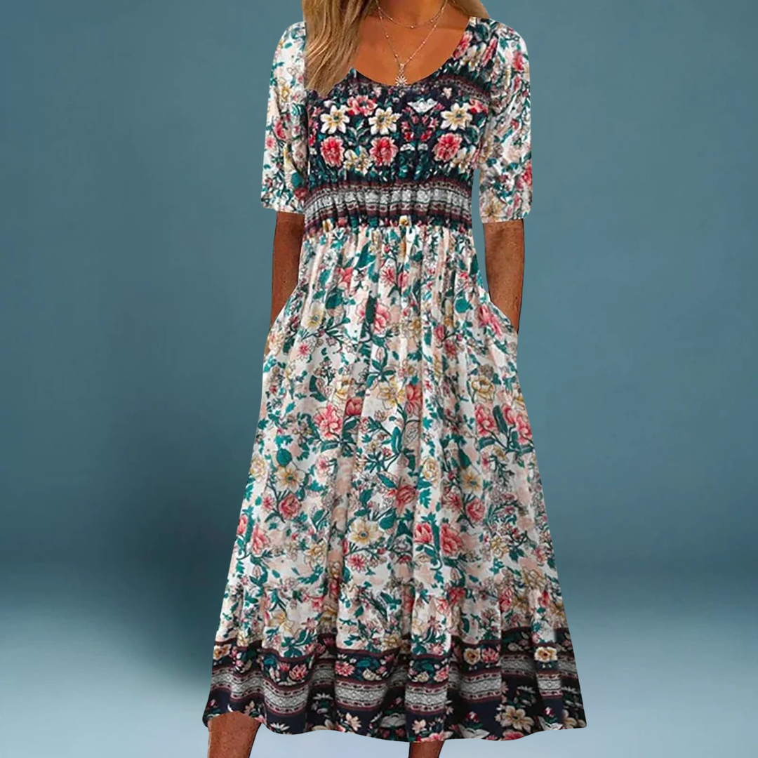 Solea – Boheme-inspireret sommerkjole med smukke prints