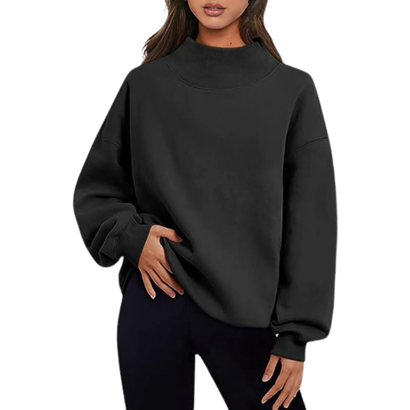 Isabella | Kvinders Vinter Oversized Turtleneck Striktrøje