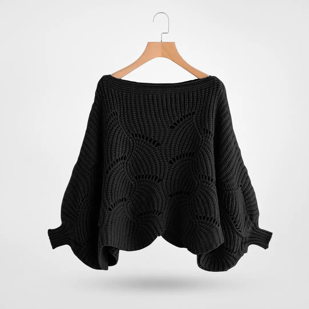 Anette | Kvinders Vinter Oversized Strikket Sweater