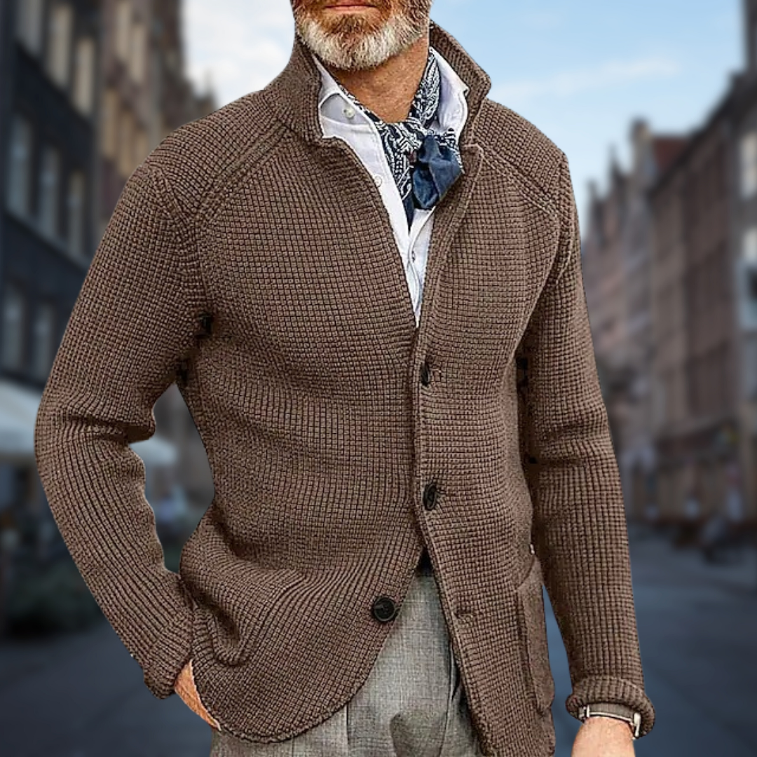 Nicolas - Blød og elegant herre cardigan