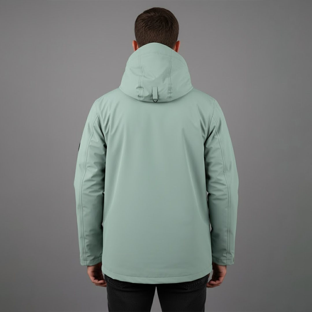 Knud | Herres vandtætte ski-vinterjakke med hætte til udendørsbrug