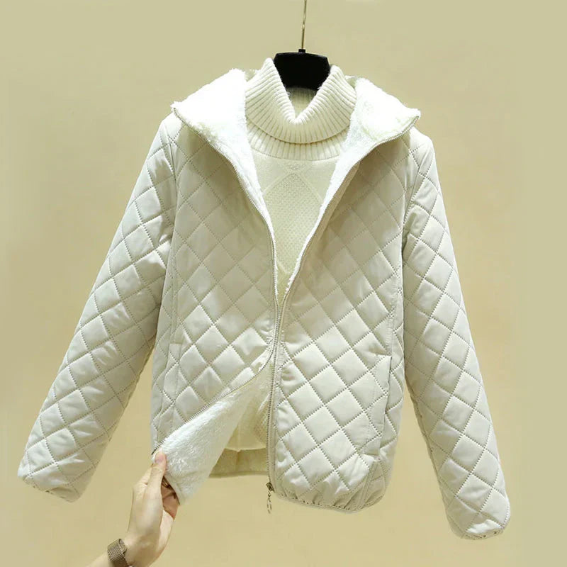 Mimi | Damens Korte Vinter Quilted Jakke