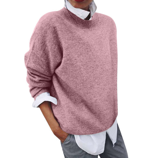 Celina | Kvinder Casual Rundhalset Vinterstrik