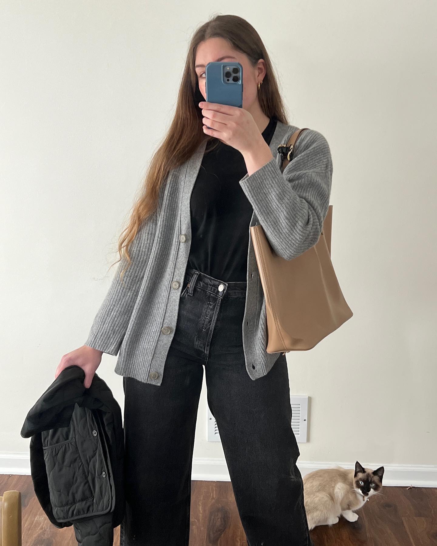 Birgit | Dame Cardigan med Knappelukning og Løs Pasform