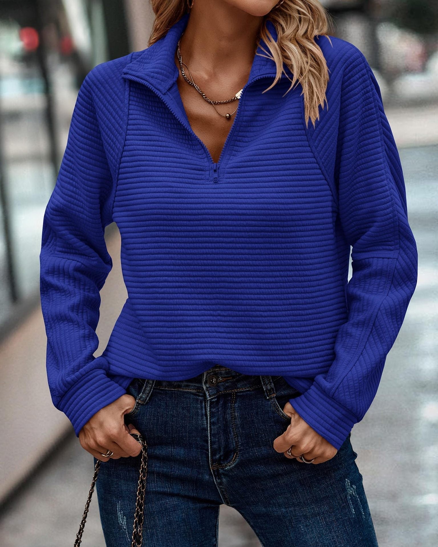 Cecilie | Dame Vinter Quarter-Zip Pullover