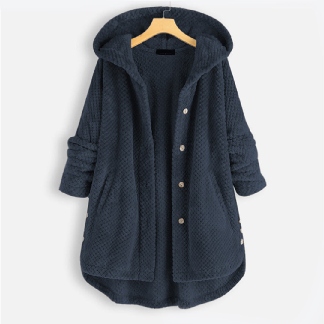Tabea | Kvinde Fleece Cardigan med Knapper