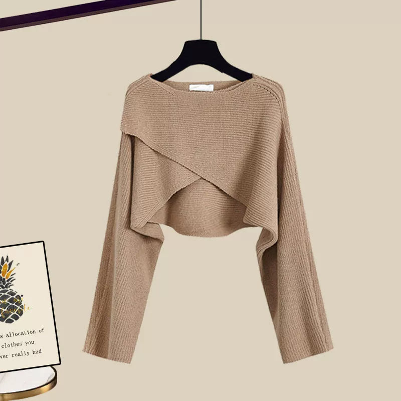 Kaja | Dame Vinter Kort Sweater & Buksesæt