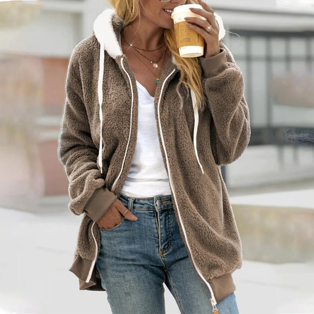 Lovise | Kvinders Vinter Hoodie Fleece Jakke