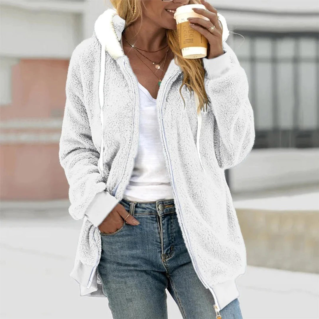 Lovise | Kvinders Vinter Hoodie Fleece Jakke
