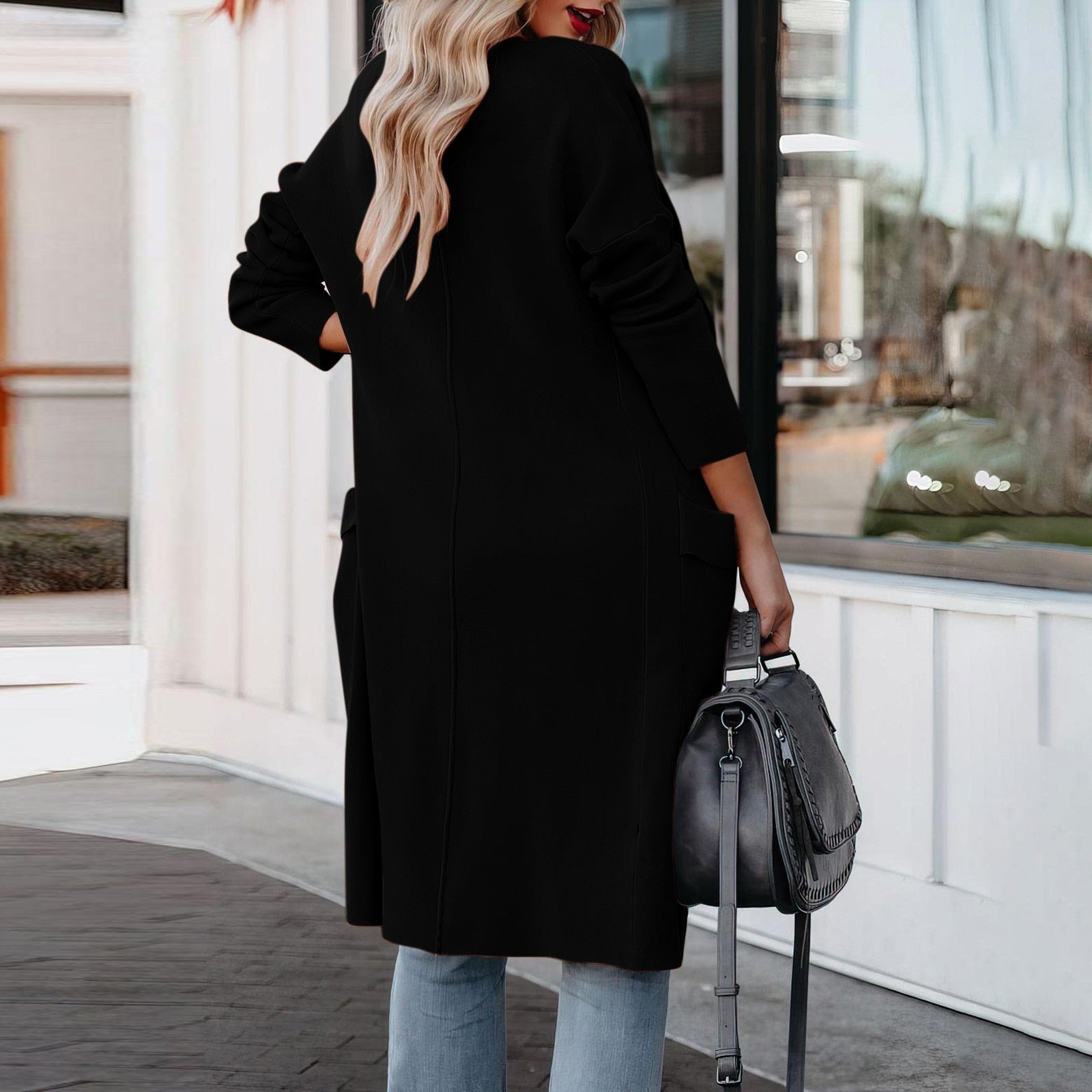 Susie | Dame Vinter Åben Cardigan Frakke