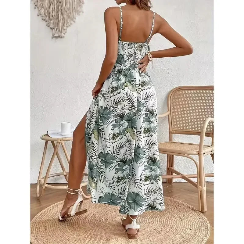 Laus – Boheme Drømmekjole med Udsøgt Blonder & Høj Slids