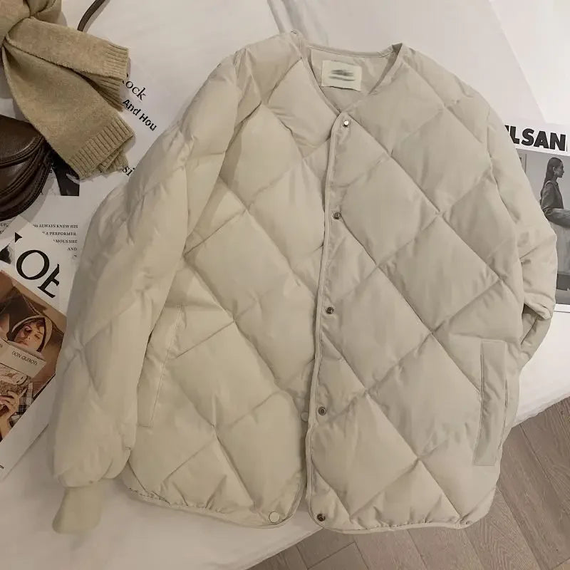 Nora | Damens Vinter Quilted Puffer Jakke