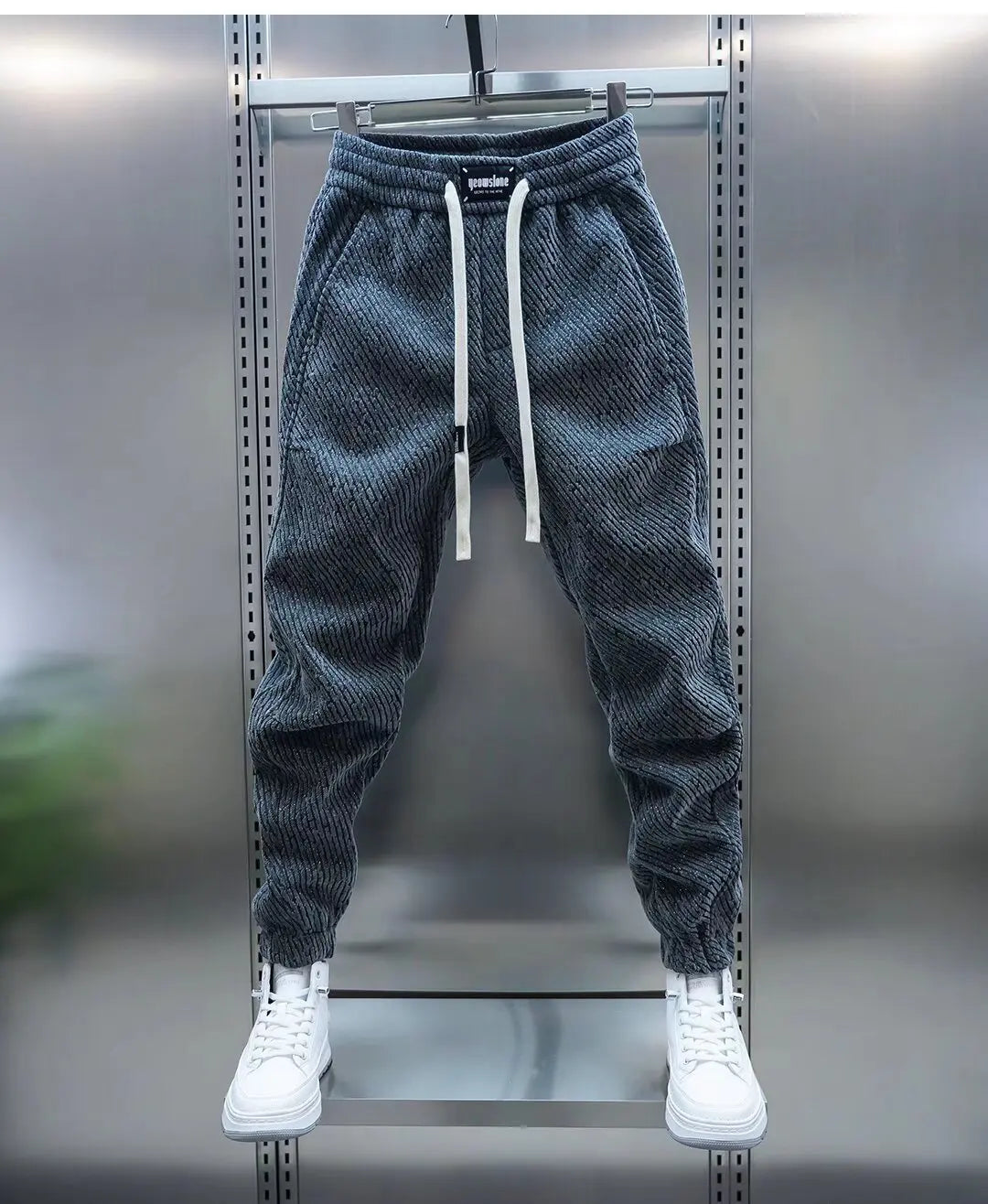 Patterned Casual Trousers