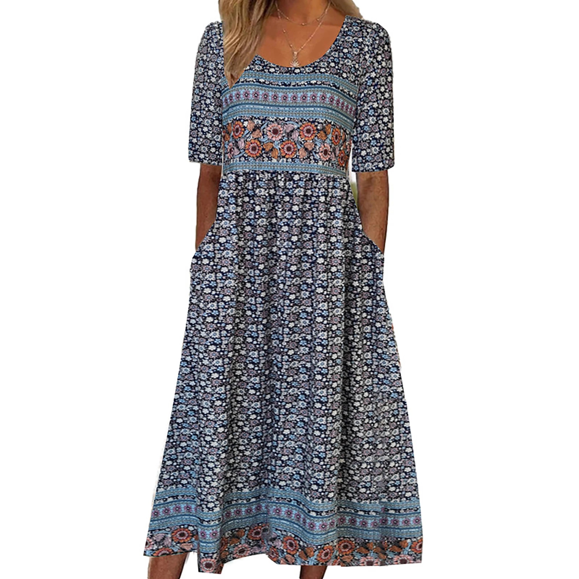Solea – Boheme-inspireret sommerkjole med smukke prints