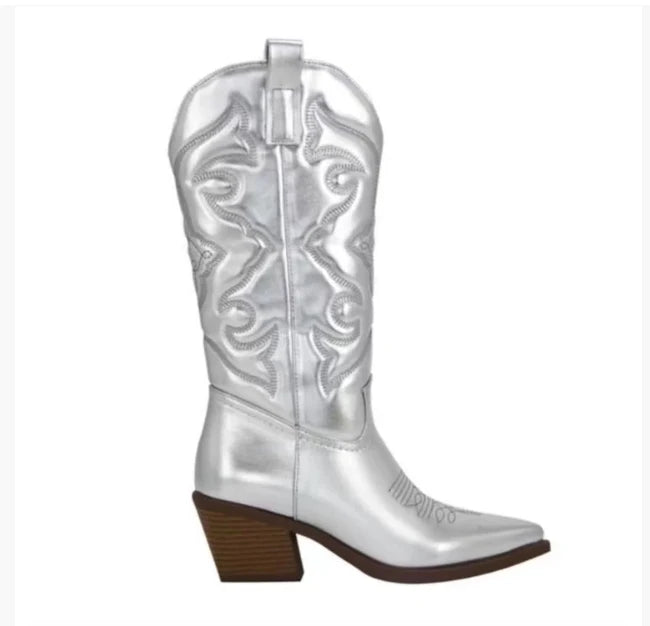 Tilde | Dame Læder Knæhøje Støvler med Hæle