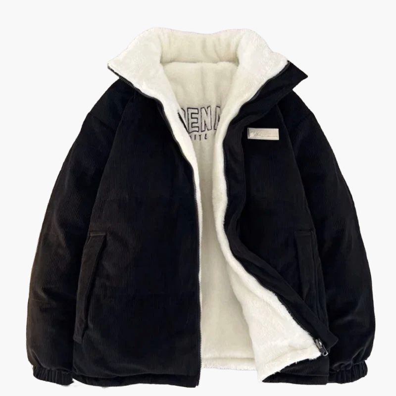 Agnes | Dame Vinterjakke med Høj Krave og Polstring