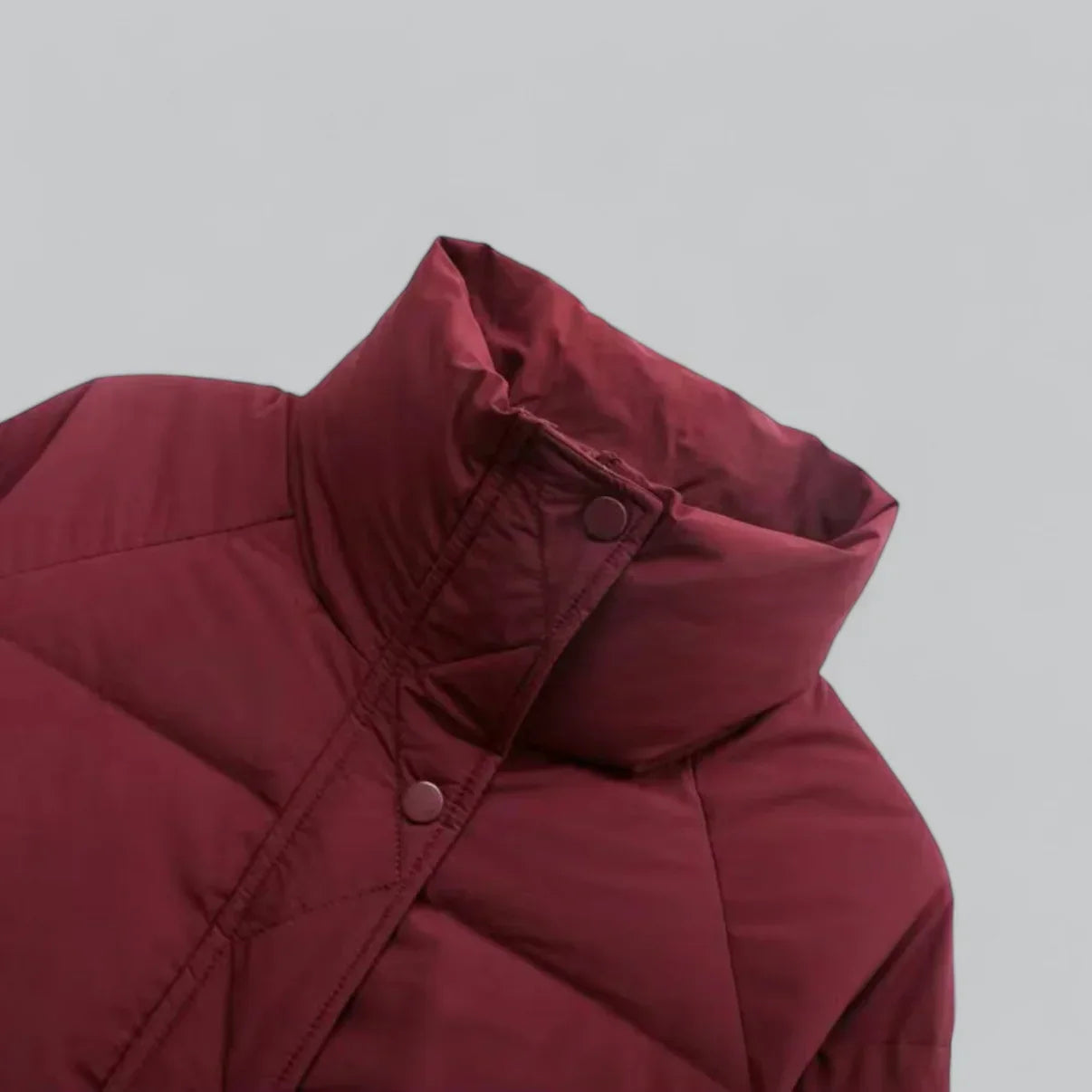 Nellie | Damens Vinter Quilted Jakke med Lynlås