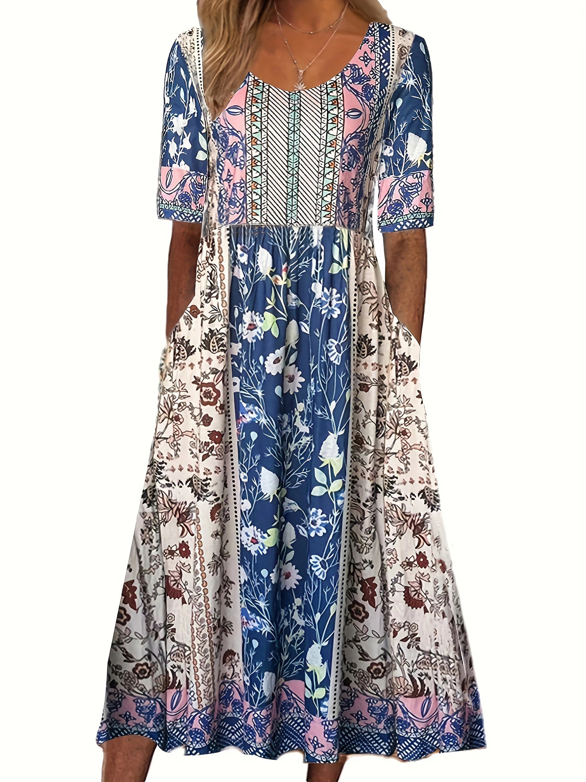 Solea – Boheme-inspireret sommerkjole med smukke prints