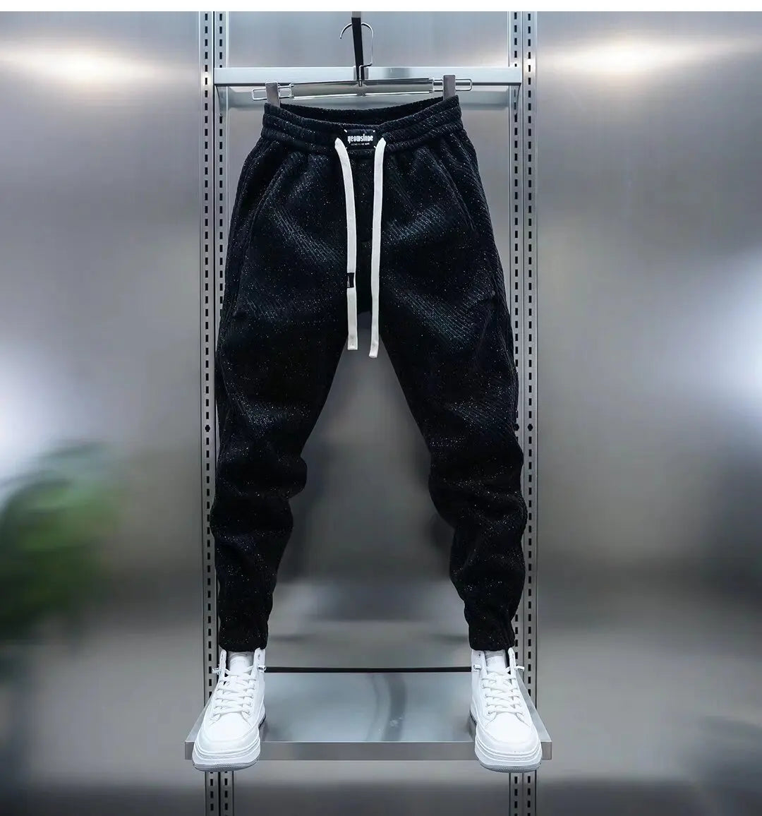 Patterned Casual Trousers