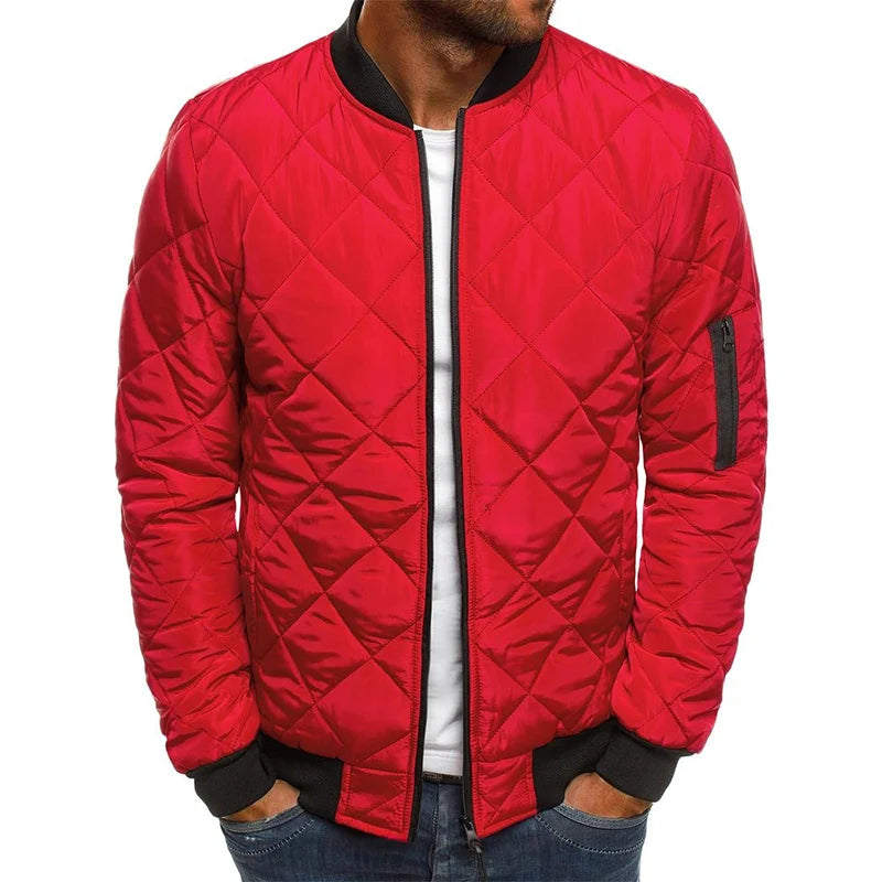 Willy | Diamond Pattern Cotton Jacket