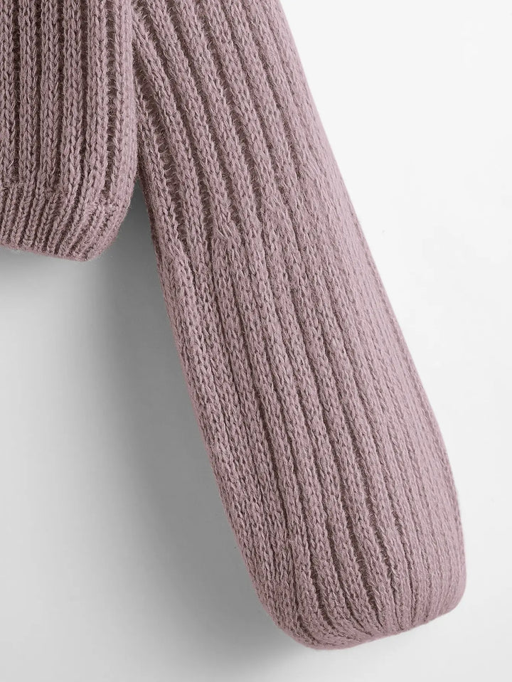 Jytte | Damens Bequemer Vinter Cropped Sweater